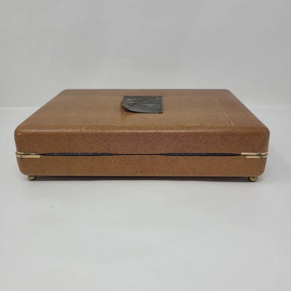 Vintage Mens Estate Jewelry Box Lot Cufflinks Tie Clips Bars Pins Accessory Vtg